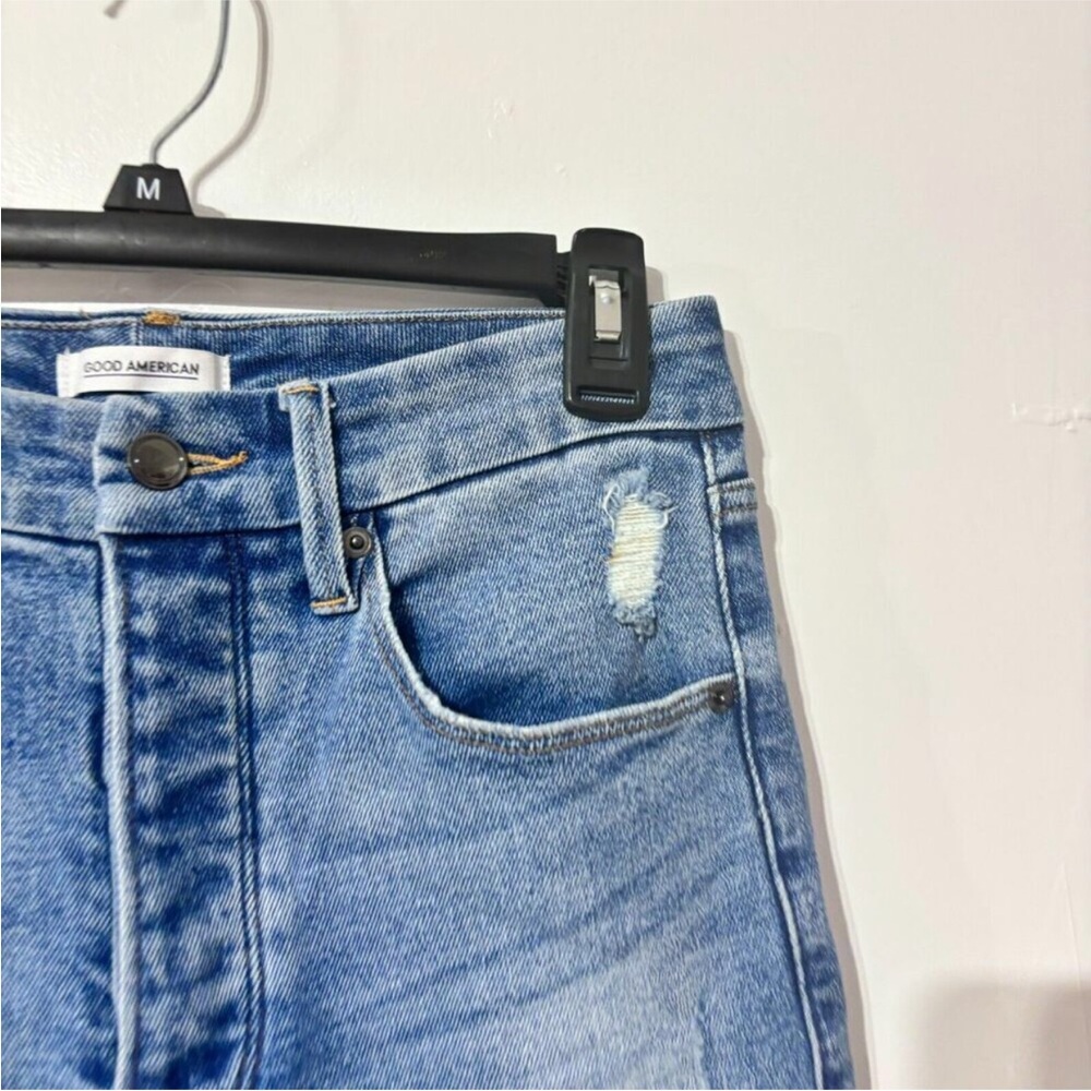 Good American High Rise Blue Jeans - Picture 3 of 8